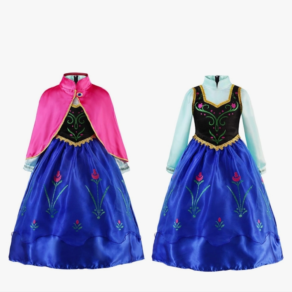 Frozen princess anna dress for special occasions parties and Halloween costumes